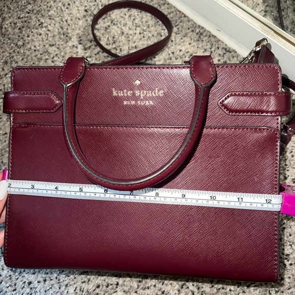 Kate Spade Burgundy Handbag and Wallet Set - Picture 8 of 9